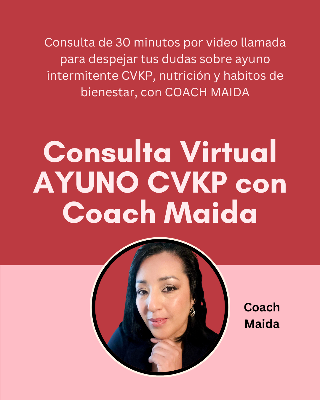 Virtual Coach Maida Consultation - 30 minutes