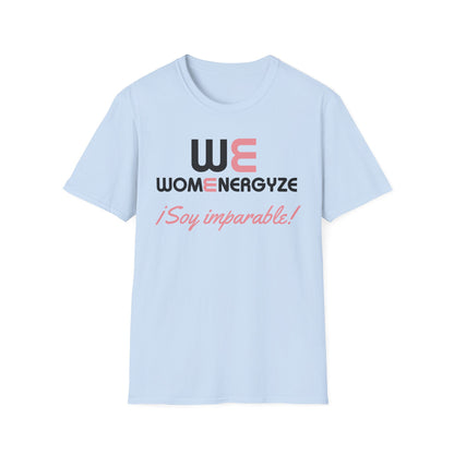 Camiseta Womenergyze™ “Poder Femenino” – Tu Energía, Tu Voz (4 colores)