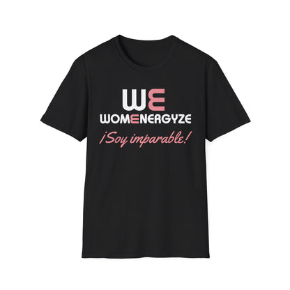 Camiseta Womenergyze™ “Poder Femenino” – Tu Energía, Tu Voz (4 colores)