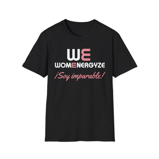Camiseta Womenergyze™ “Poder Femenino” – Tu Energía, Tu Voz (4 colores)