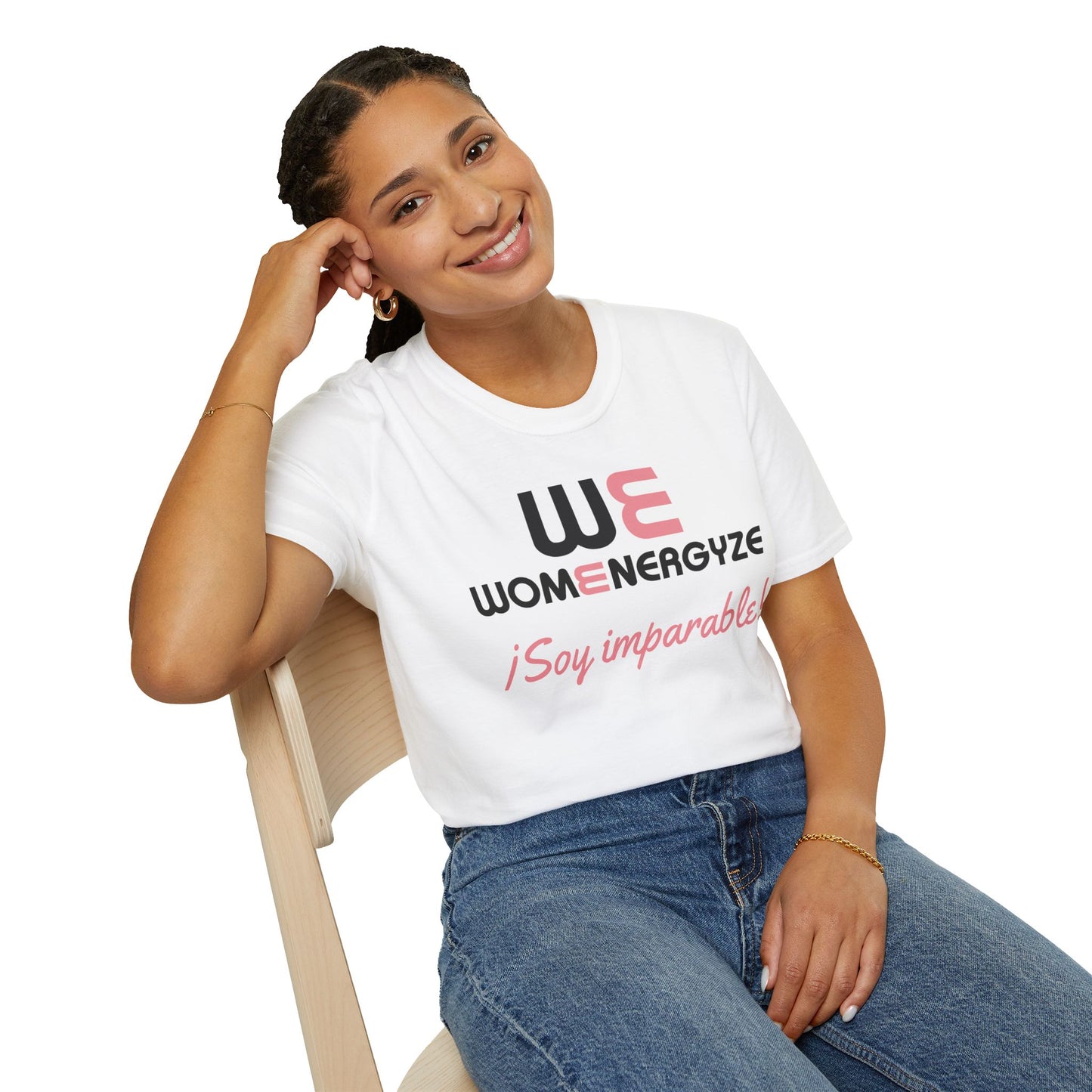 Camiseta Womenergyze™ “Poder Femenino” – Tu Energía, Tu Voz (4 colores)