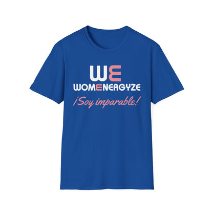 Camiseta Womenergyze™ “Poder Femenino” – Tu Energía, Tu Voz (4 colores)