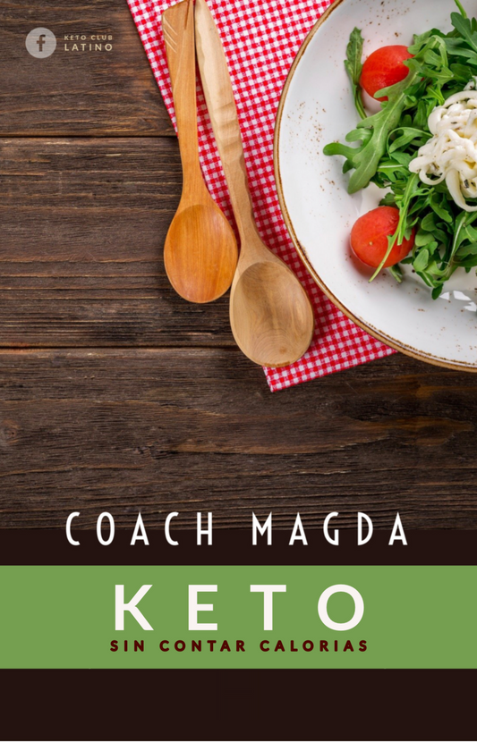 Libro CVK Calculo Visual Keto, mi plan cetogenico sin contar calorias