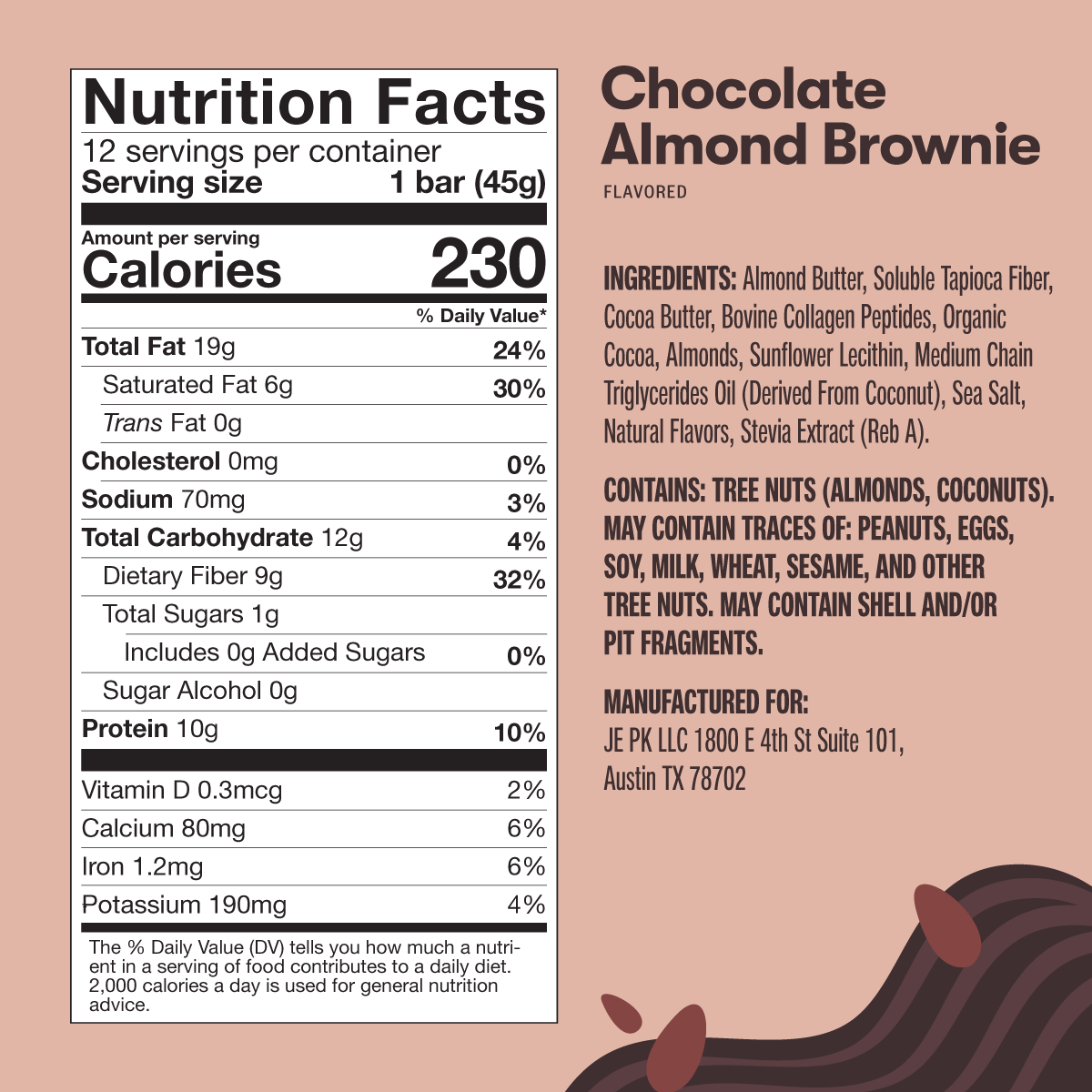 Barras de proteína de colágeno